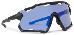 UVEX Sportstyle 228 Black Mat/Mirror Blue Cyklistické okuliare