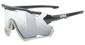 UVEX Sportstyle 228 Black Sand Mat/Mirror Silver Cyklistické okuliare