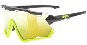UVEX Sportstyle 228 Black Yellow Mat/Mirror Yellow Cyklistické okuliare
