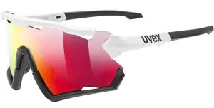 UVEX Sportstyle 228 White/Black/Red Mirrored Cyklistické okuliare