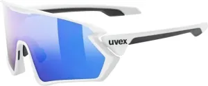 UVEX Sportstyle 231 White Mat/Mirror Blue Cyklistické okuliare