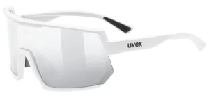 UVEX Sportstyle 235 White Mat/Silver Mirrored Cyklistické okuliare