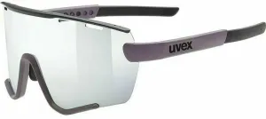 UVEX Sportstyle 236 S Set Plum Black Mat/Smoke Mirrored Cyklistické okuliare