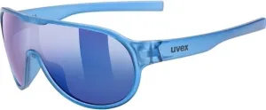 UVEX Sportstyle 512 Blue Transparent/Blue Mirrored Cyklistické okuliare