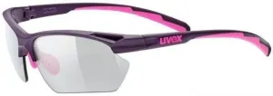 UVEX Sportstyle 802 V Small Purple/Pink/Smoke Cyklistické okuliare