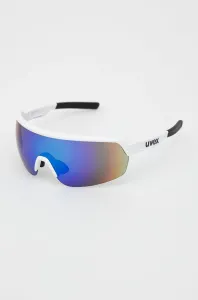 UVEX Sportstyle 227 White Mat/Mirror Blue Cyklistické okuliare