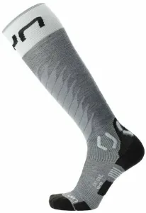 UYN Man Ski One Merino Socks Grey Melange/White 39-41 Lyžiarske ponožky
