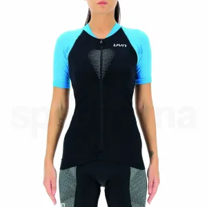 UYN Granfondo OW Biking Lady Shirt Short Sleeve Dres Blackboard/Danube Blue XL