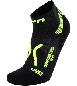 Pánské ponožky UYN Run Marathon Zero, černo-žlutá, 35-38