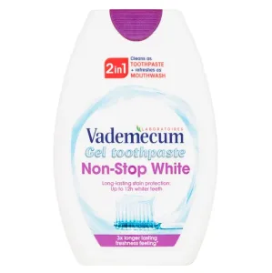 VADEMECUM Non-Stop White 2v 1 Gélová zubná pasta 75 ml