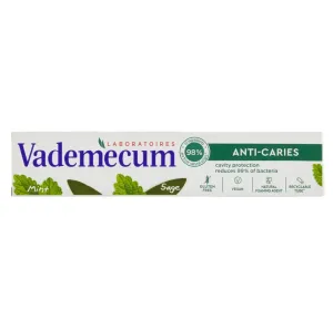 VADEMECUM Anti-Caries Mint&Sage Zubná pasta 75 ml