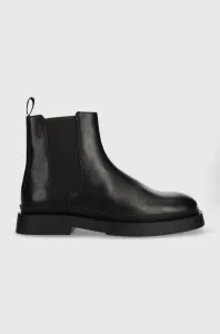 Kožené topánky chelsea Vagabond Shoemakers Mike pánske, čierna farba #288536