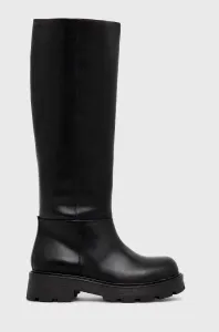 Kožené čižmy Vagabond Shoemakers Cosmo 2.0 dámske, čierna farba, na platforme