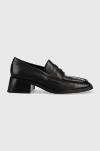Kožené lodičky Vagabond Shoemakers Blanca dámske, čierna farba, na podpätku #249693