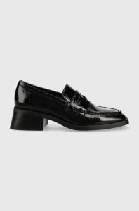 Kožené lodičky Vagabond Shoemakers Blanca dámske, čierna farba, na podpätku #249129