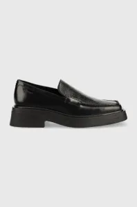 Kožené mokasíny Vagabond Shoemakers EYRA dámske, čierna farba, na plochom podpätku, 5350.214.20 #4246792
