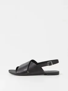Kožené sandále Vagabond dámske, čierna farba