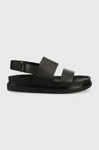 Kožené sandále Vagabond Shoemakers Erin dámske, čierna farba, #7293402
