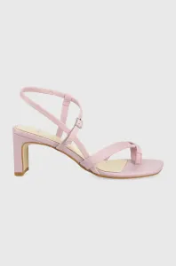Kožené sandále Vagabond Shoemakers Luisa ružová farba #5532899