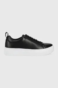 Kožené tenisky Vagabond Shoemakers Zoe Platform čierna farba, #4105021