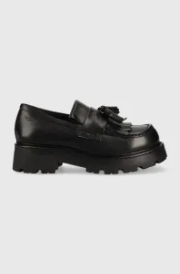 Kožené mokasíny Vagabond Shoemakers COSMO 2.0 dámske, čierna farba, na platforme, 5449.201.20 #9414721