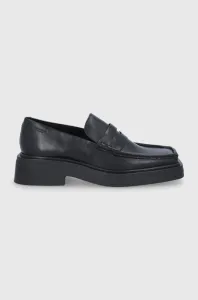 Kožené mokasíny Vagabond Shoemakers Eyra dámske, čierna farba, na platforme #8978868