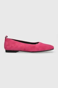 Semišové baleríny Vagabond Shoemakers DELIA ružová farba, 5307.240.46 #8900570
