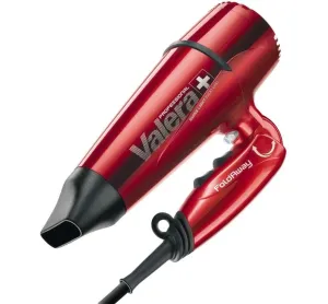 Valera Ľahký profesionálny fén na vlasy so sklopnou rukoväťou Swiss Light 5400 Fold Away Ionic Red