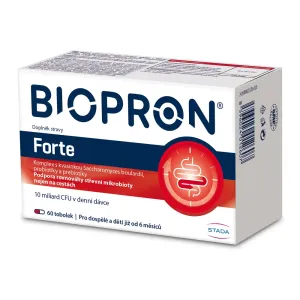 BIOPRON Forte na normálnu rovnováhu črevnej flóry, 60cps