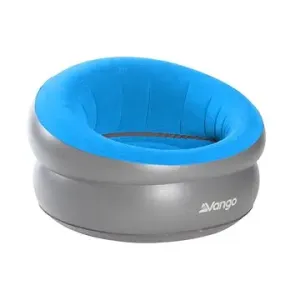 Vango Inflatable Donut Flocked Chair DLX Mykonos Blue