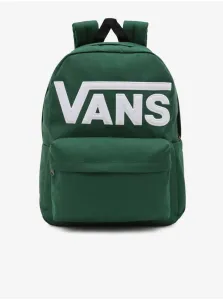 Dark Green Men's Backpack VANS Old Skool - Men #6127403