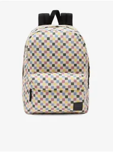 Creamy women's checkered backpack VANS Deana III - Women #4257787