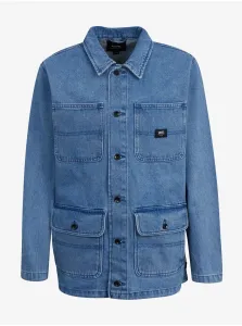 Modrá pánska džínsová košeľová bunda VANS Drill #8189318