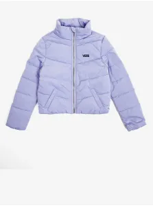 Light purple girls' winter quilted jacket VANS - Girls #8778176
