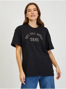 Black Women's Oversize T-Shirt VANS - Women #4180886