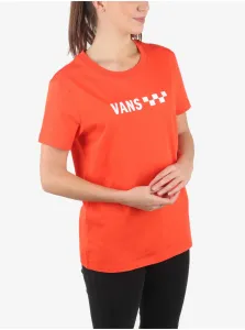 Tričká s krátkym rukávom pre ženy VANS - oranžová #5569330