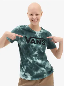 Petrolejové dámske batikované tričko VANS #632998