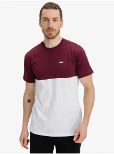 Vans COLORBLOCK TEE Pánske tričko, biela, veľkosť XXL #641179