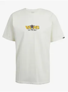 Krémové pánske tričko VANS Music Box