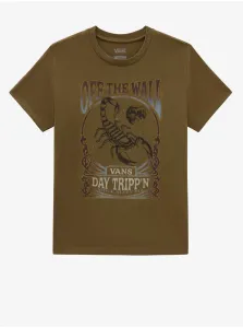 Women's brown T-shirt VANS Scorp Trip - Women #9519606