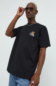 Bavlnené tričko Vans čierna farba, s potlačou #246501