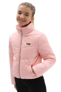 Detská bunda Vans ružová farba