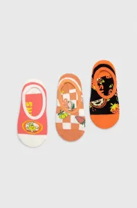 Detské ponožky Vans LET THERE BE FRUIT CANO CALYPSO CORAL 3-pak oranžová farba