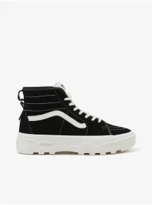 VANS UA Sentry SK8-Hi Black Ankle Leather Sneakers - Ladies #4180868