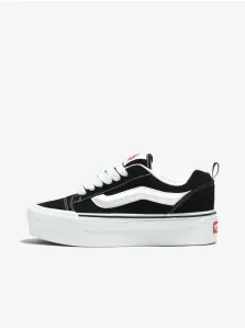White and Black Womens Sneakers VANS Knu Stack - Women