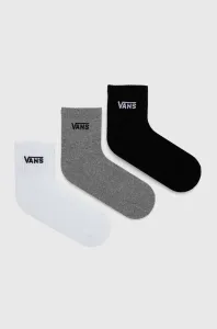 Ponožky Vans 3-pak dámske, čierna farba #7194108