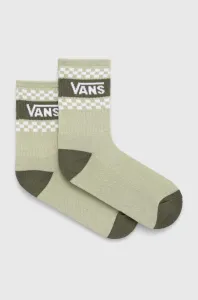 Ponožky Vans dámske, zelená farba #8177137