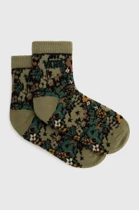 Ponožky Vans dámske, zelená farba #8750746
