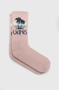 Ponožky Vans pánske, ružová farba #7528218
