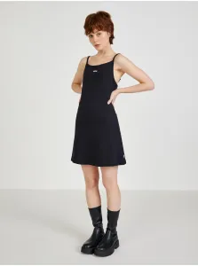 Šaty Vans čierna farba, mini, priliehavá #224390